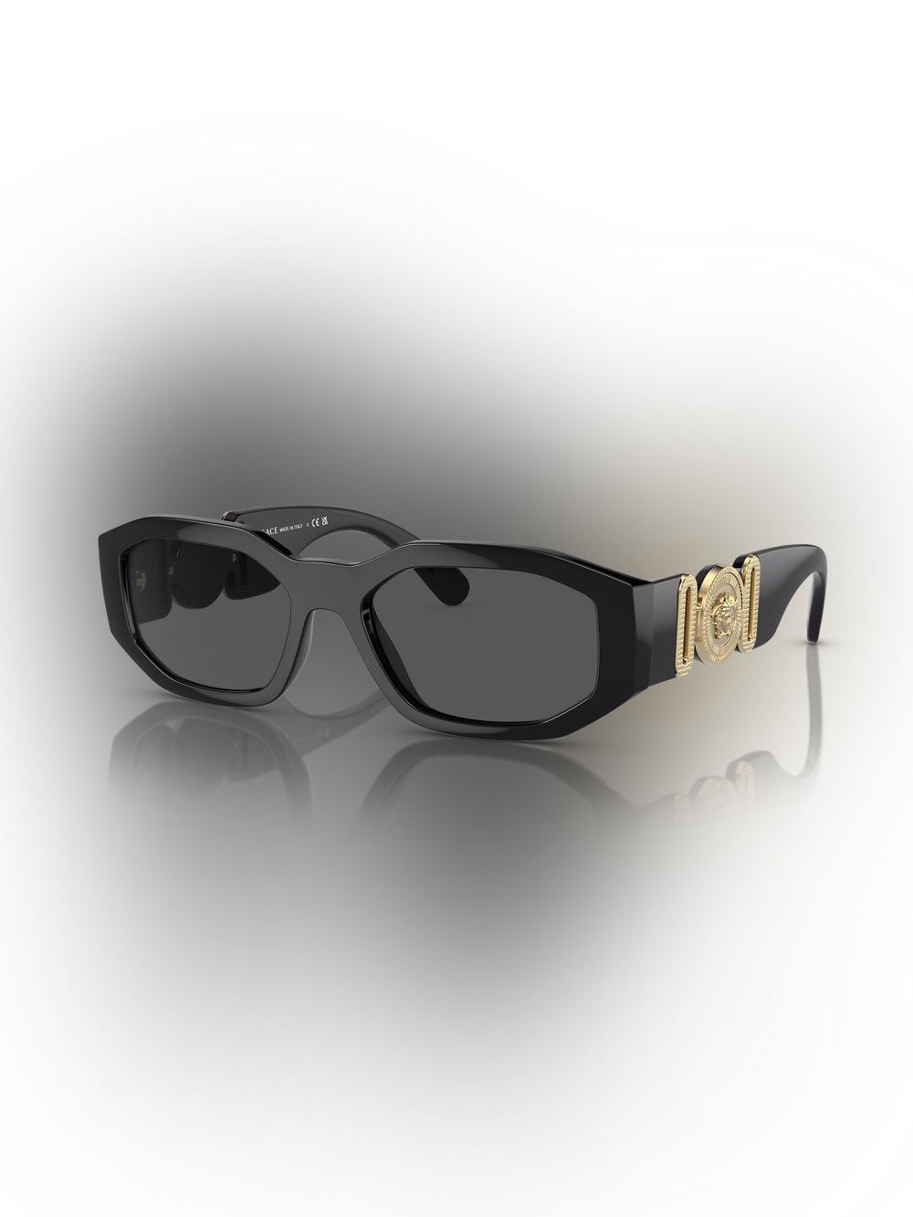 Versace Men’s Black Sunglasses with Dark Lenses